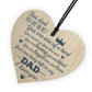 Dad You Are The Best Birthday Fathers Day Dad Daddy Wooden Heart