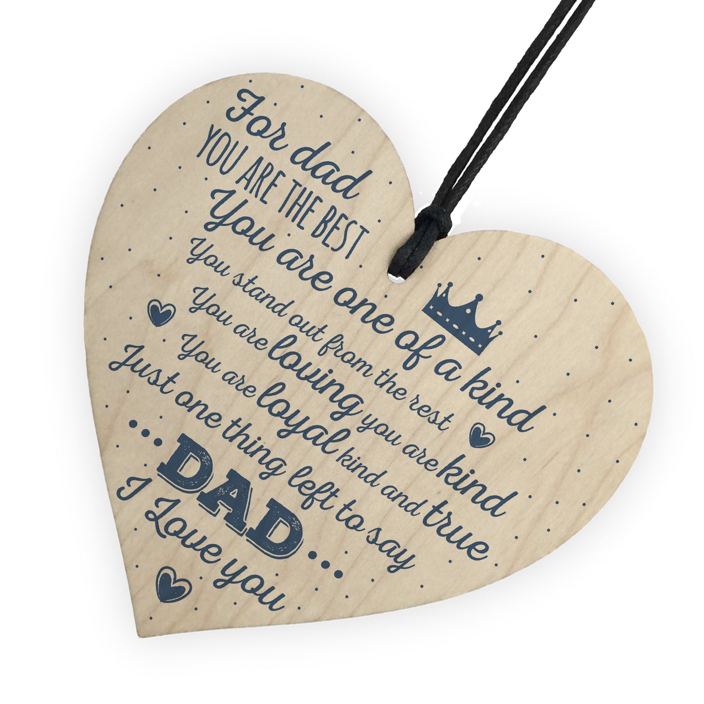 Dad You Are The Best Birthday Fathers Day Dad Daddy Wooden Heart