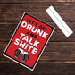 Funny Standing Sign For Home Bar Man Cave Shed Alcohol Beer Sign