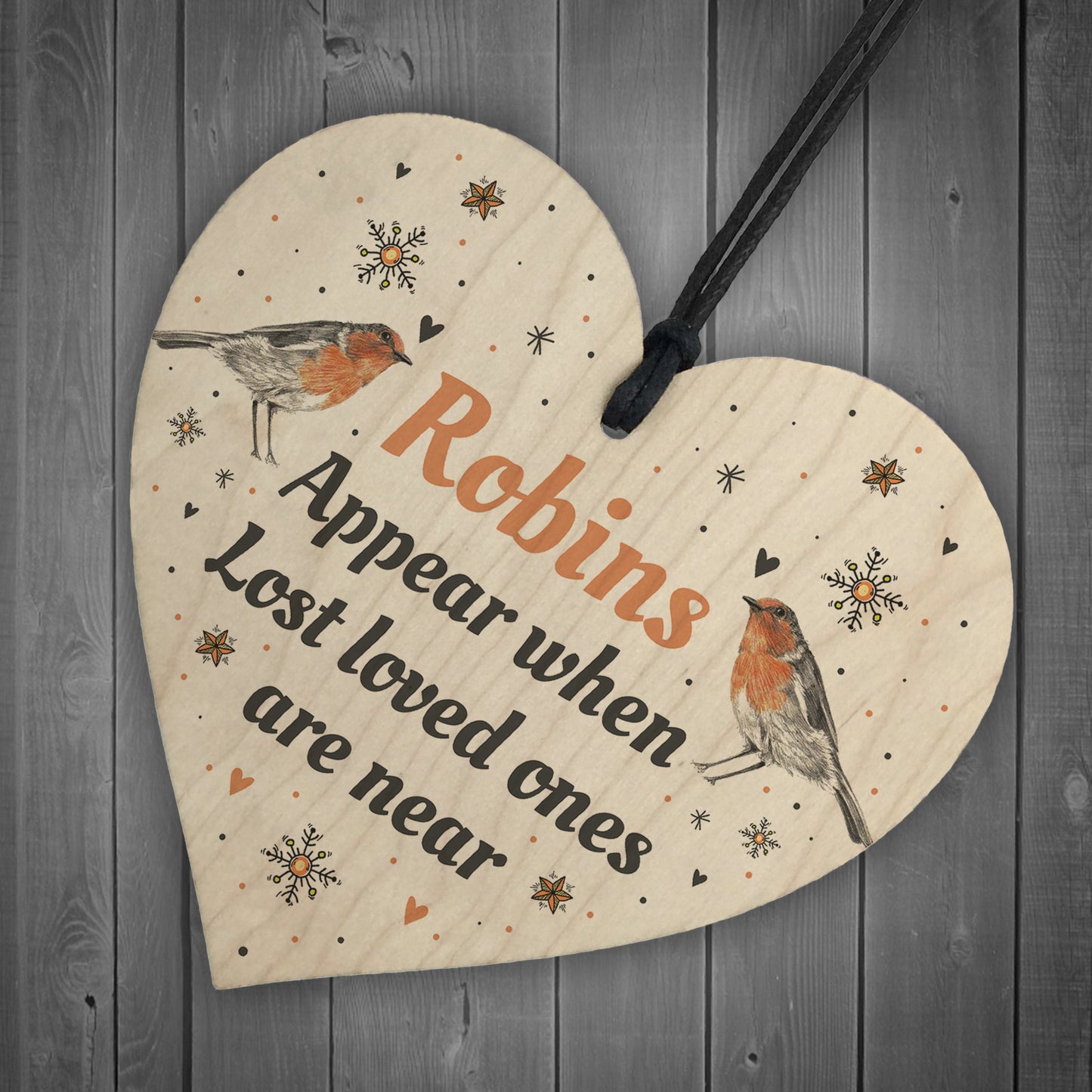 In Loving Memory Robins Appear Christmas Bauble Decoration Gift