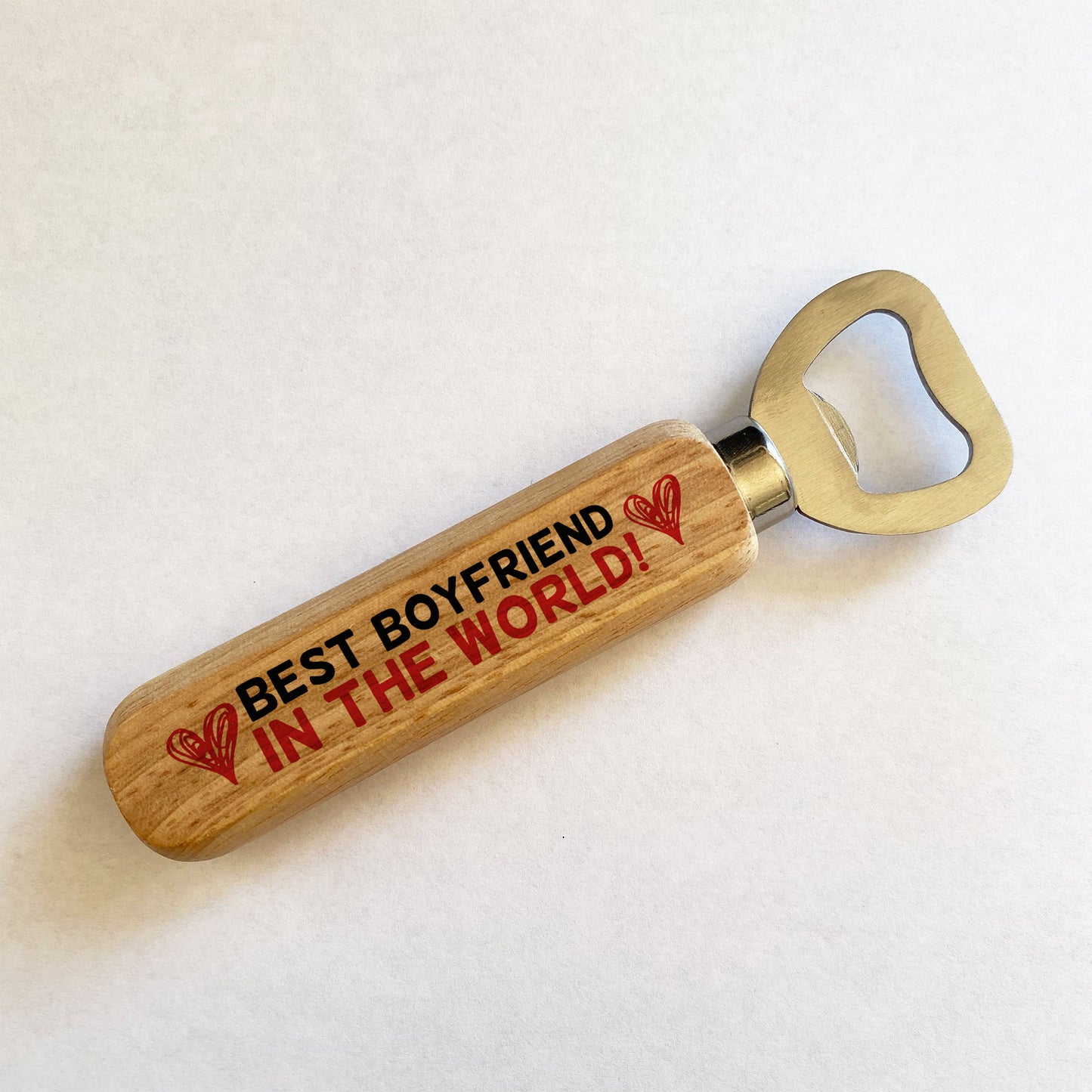 Wooden Bottle Opener Gift For Boyfriend Anniversary Gifts