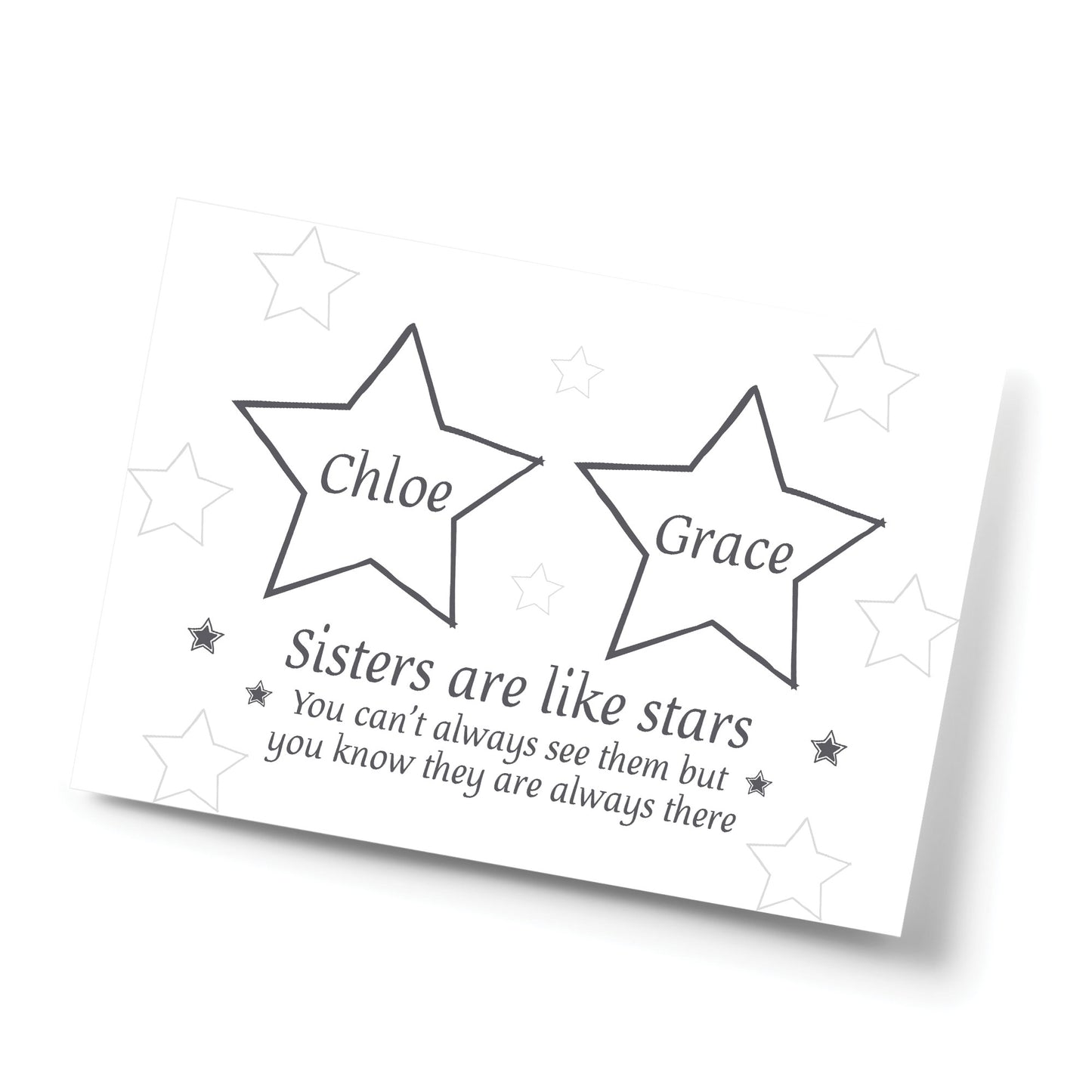 Personalised Sister Gift For Birthday Print Best Friend Gift