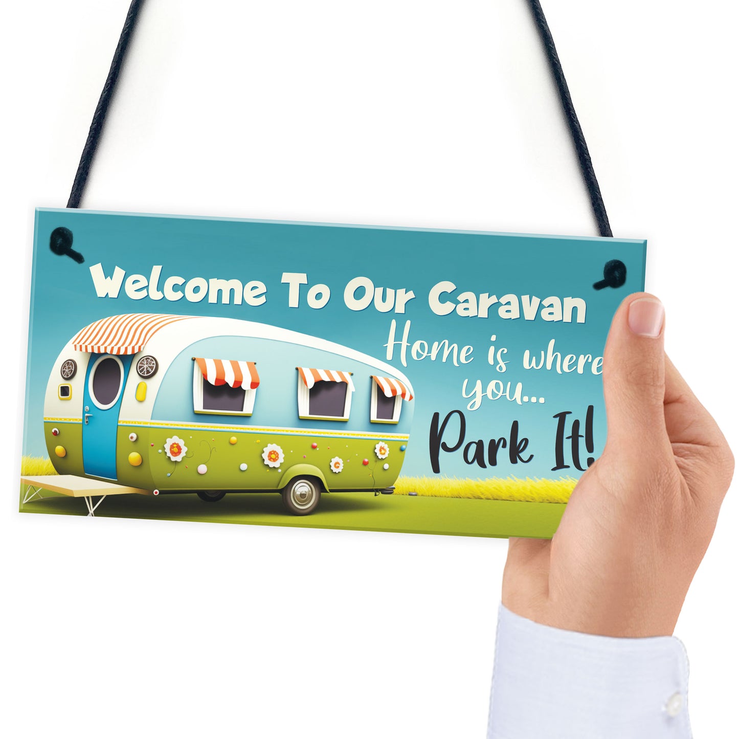 Caravan Welcome Sign Funny Caravan Decor Accessories Gift