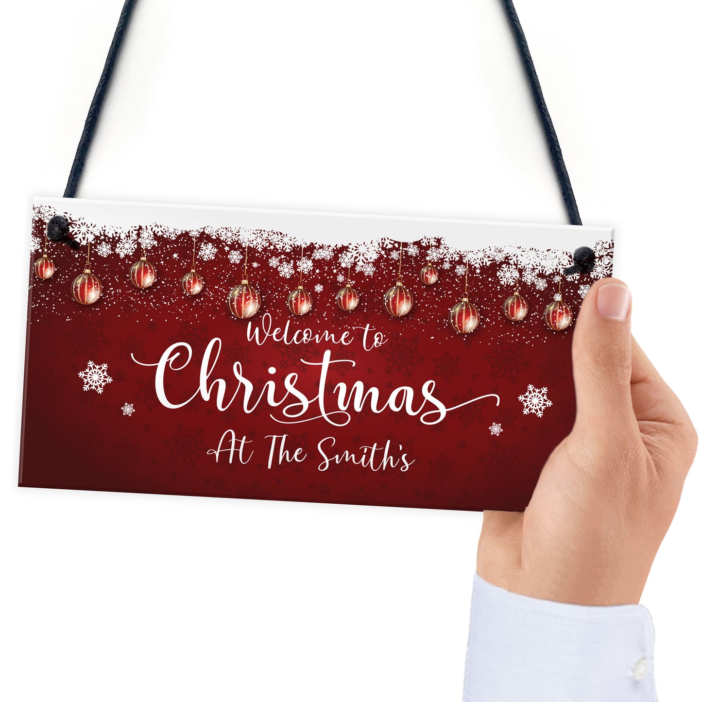 Christmas At The ANY NAME Personalised New Home Couple Gift