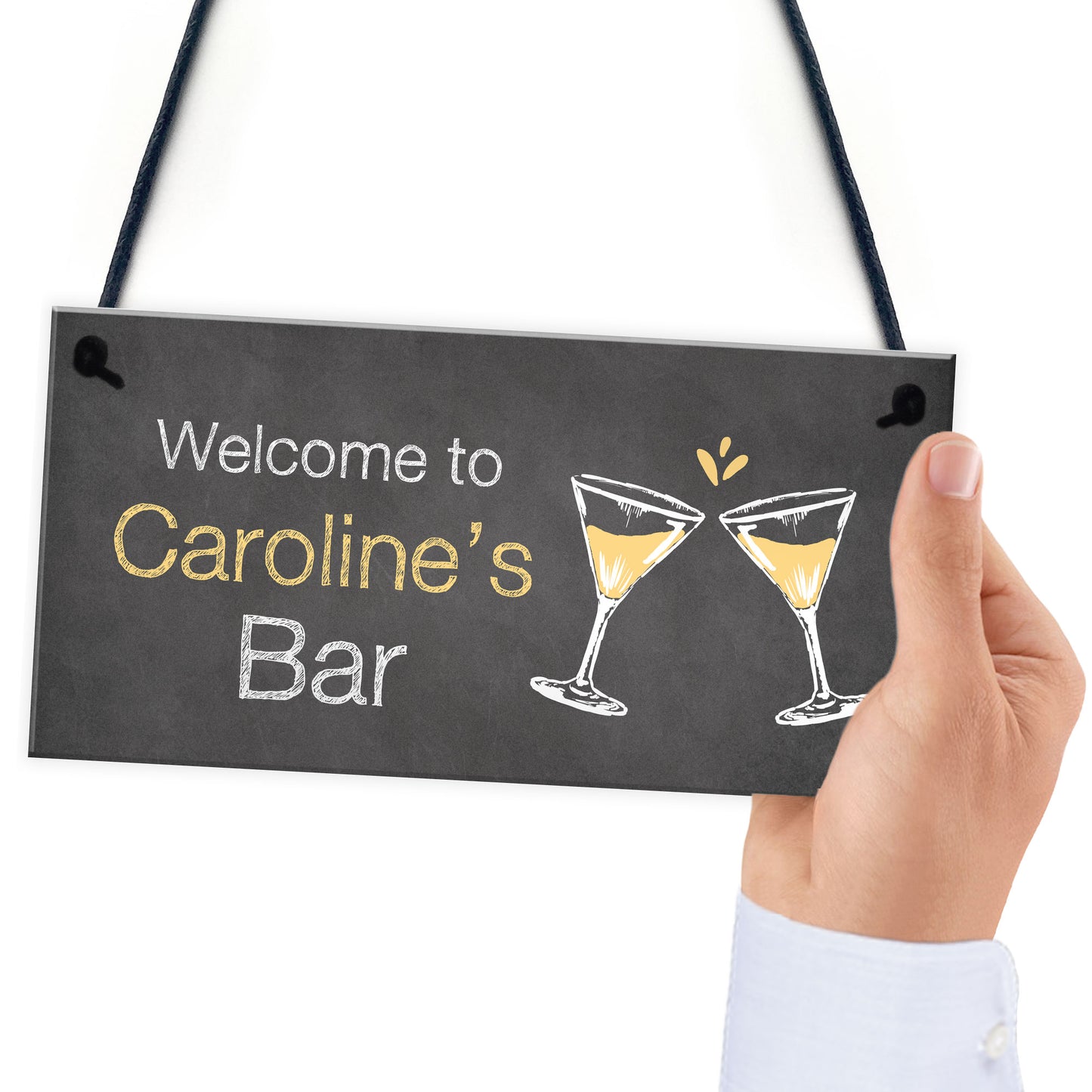 Shabby Chic Bar Sign Home Bar Kitchen Sign Gift For Her