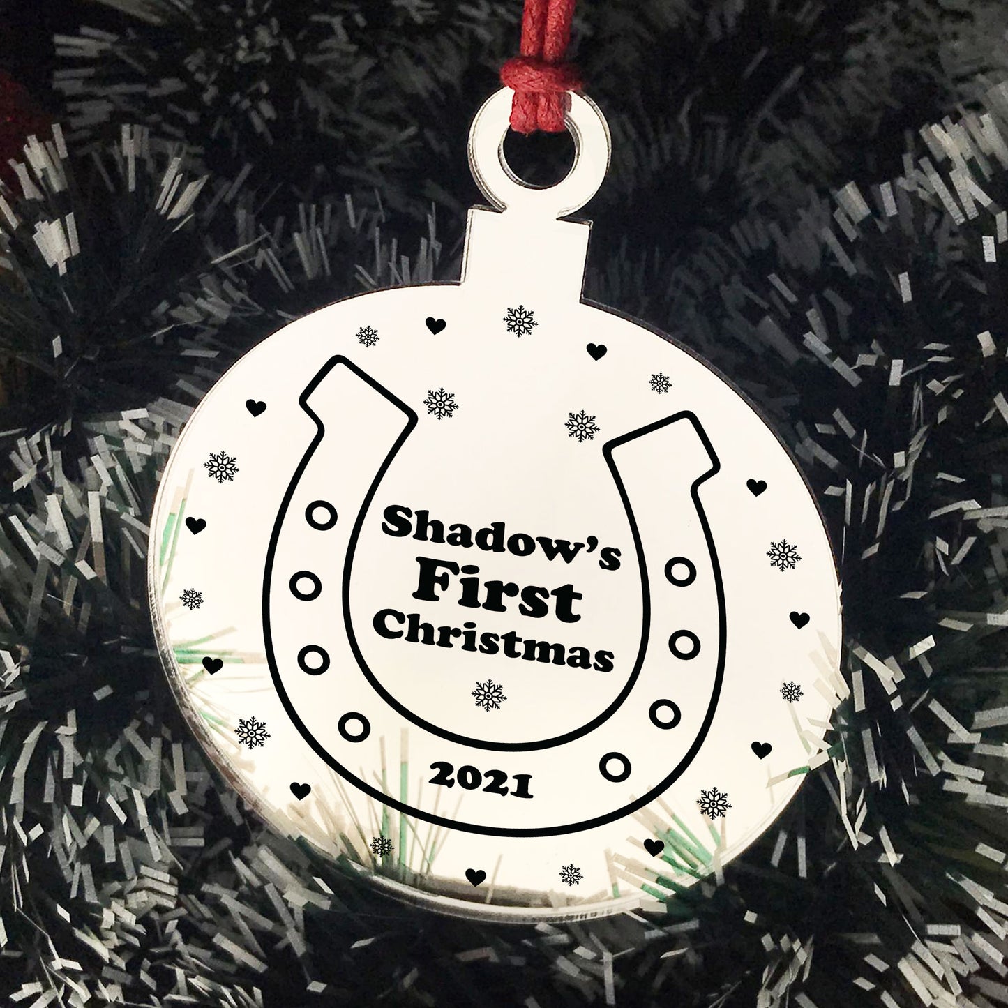 Horse 1st Christmas Decoration Personalised Horse Lover Gift