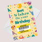 Best Wishes Birthday Card Funny Joke Reduced Cheap Birthday