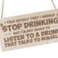 Funny Humour Home Bar Sign For Man Cave Garden Pub Wood Sign