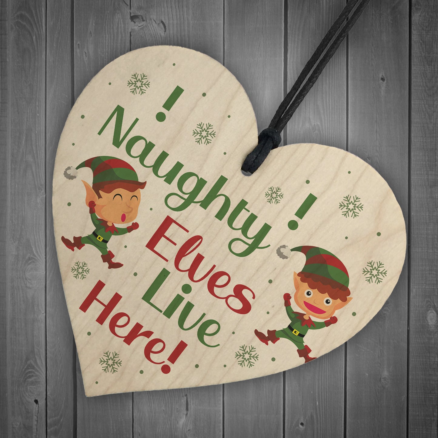 Funny Christmas Decoration ELF Sign Elf Accessories Daughter Son