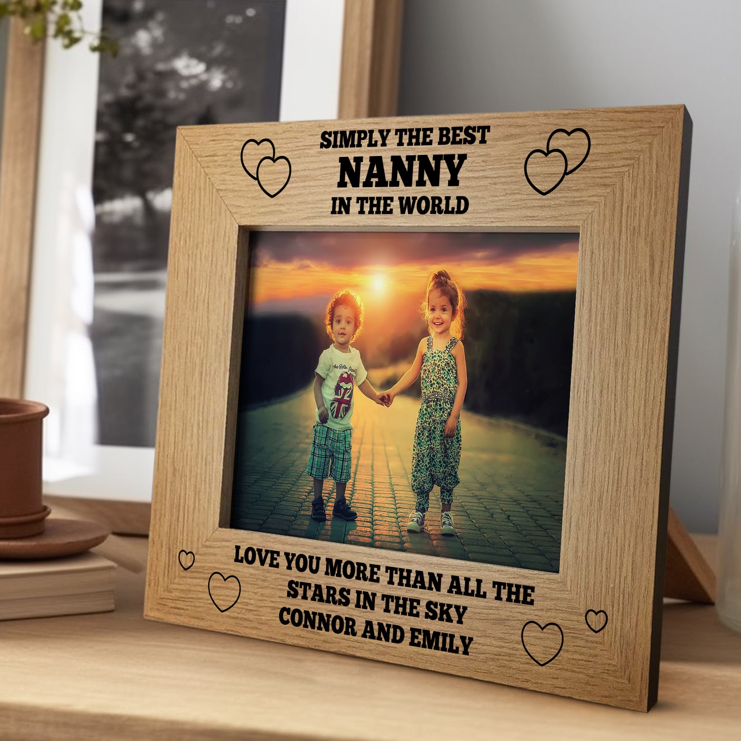 Best Nanny In The World Nanny Gift Photo Frame Grandparent Gifts