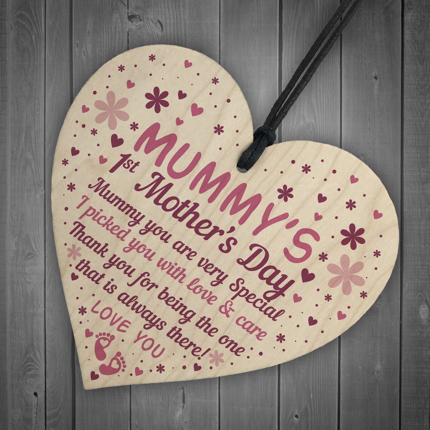 Mummy To Be Mothers Day Gifts Wood Heart First Mothers Day