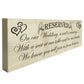 A Soul Is Missing Freestanding Wedding Memorial Plaque