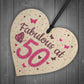 Fabulous At 50 50th 40th 60th Birthday Gifts For Women Men Heart