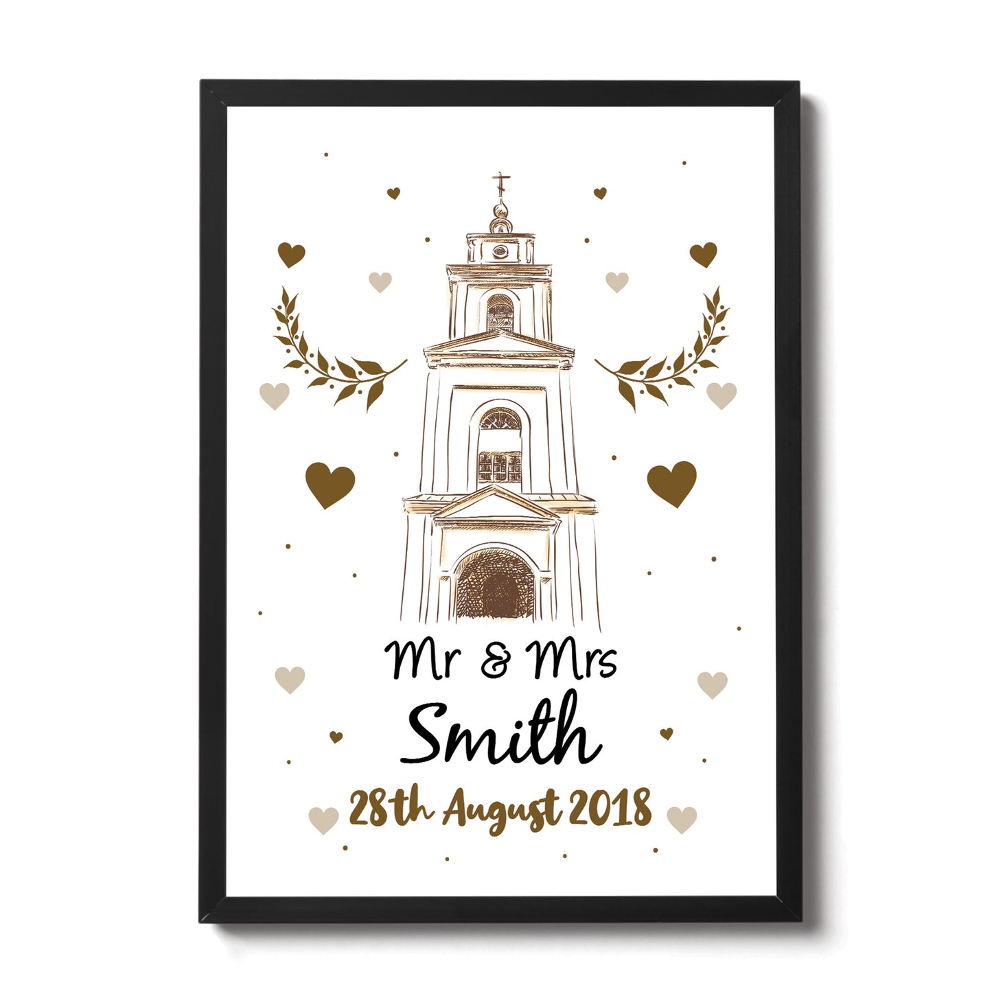 1st 2nd 10th Wedding Anniversary Gift For Husband Wife Newly Wed