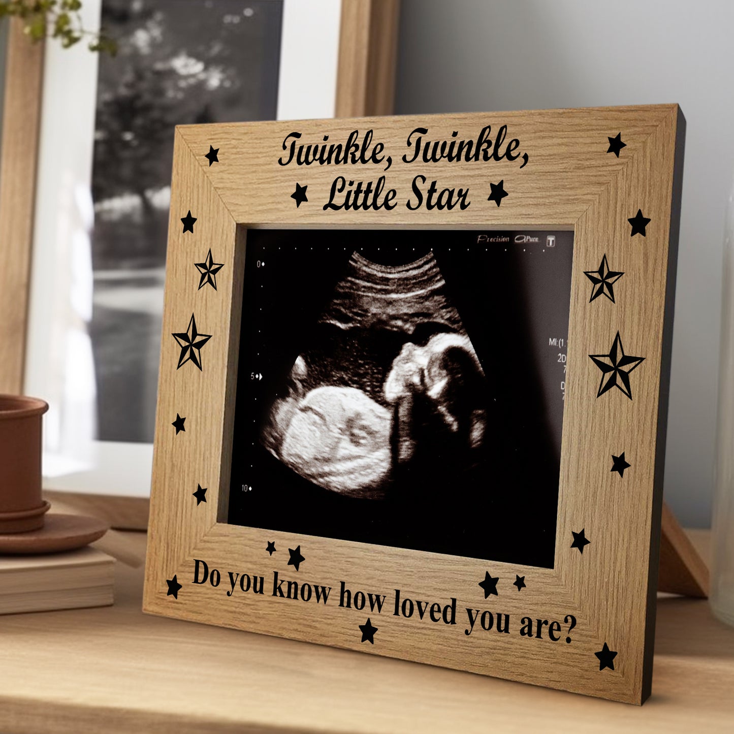 Baby Scan Photo Frame Baby Boy Baby Girl Gift Nursery Decor