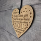 Anniversary Gifts For Him Her I LOVE YOU Engraved Heart