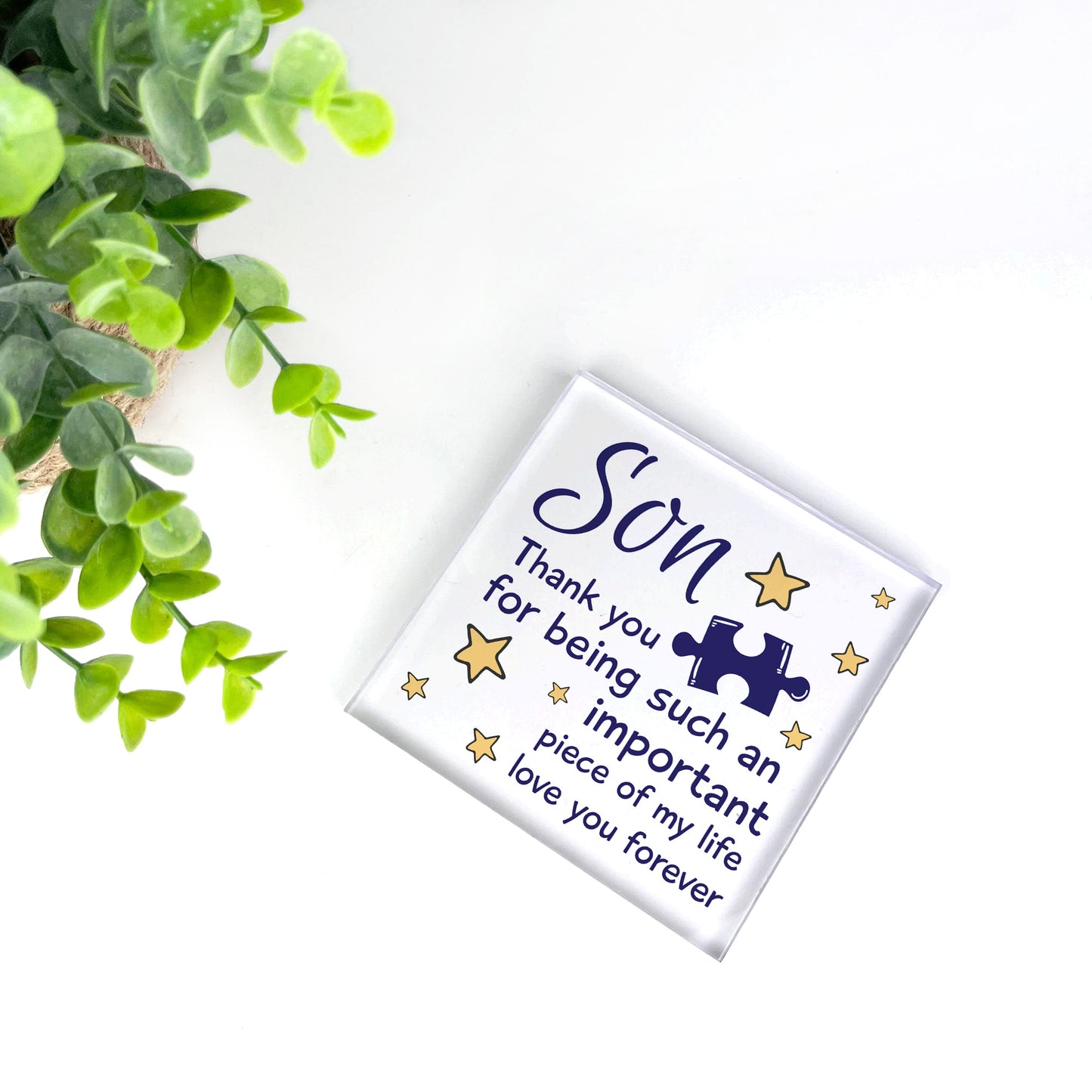 Gifts for Son Acrylic Block Son Birthday Gifts Idea Christmas