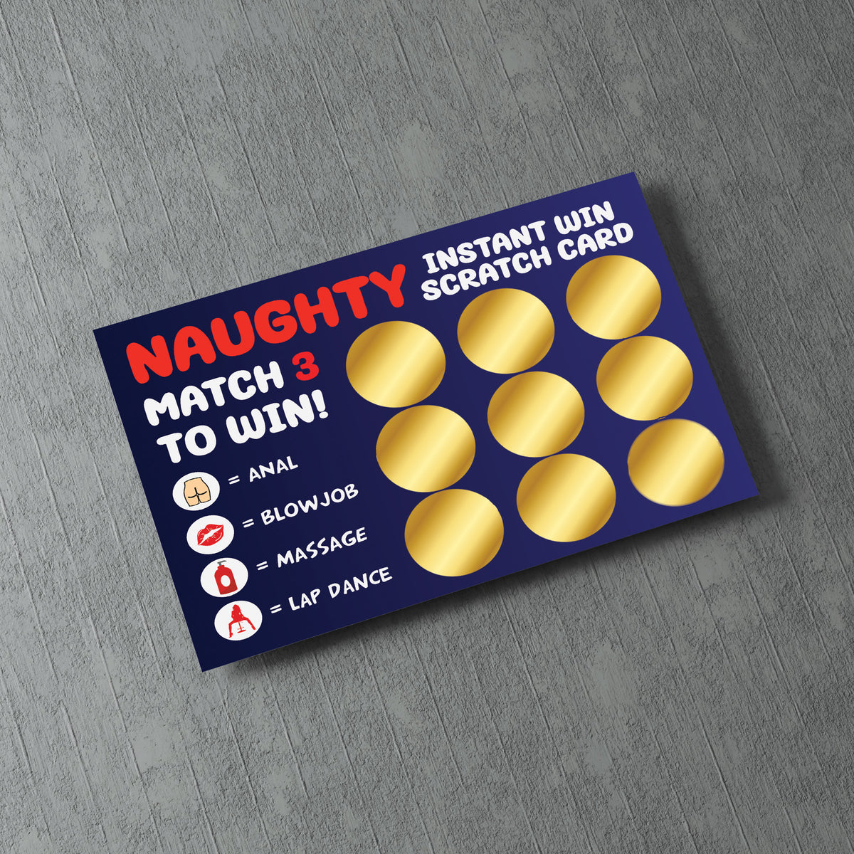Novelty Scratch Card Gift Valentines Day Birthday Anniversary
