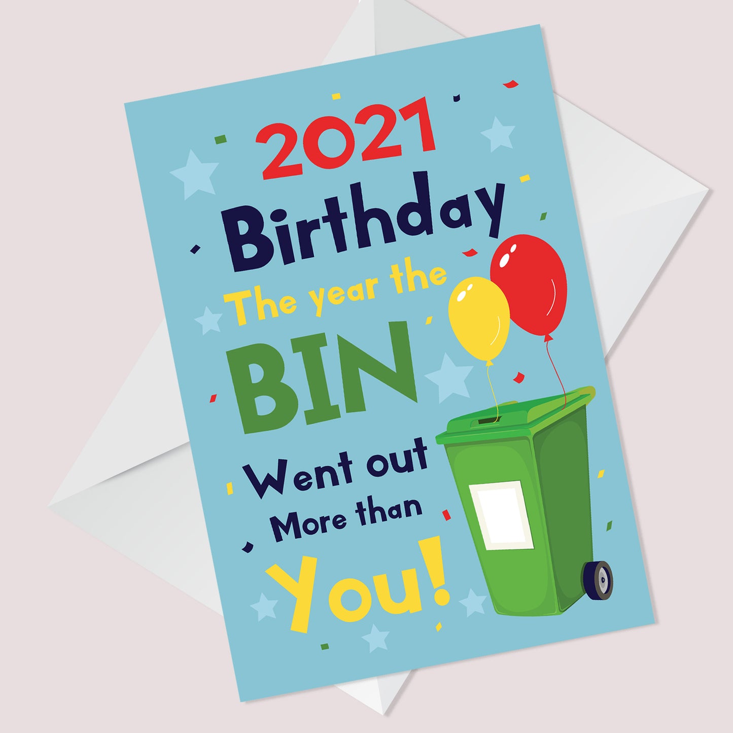 Funny Birthday Card For Men & Women Lockdown Design Novelty