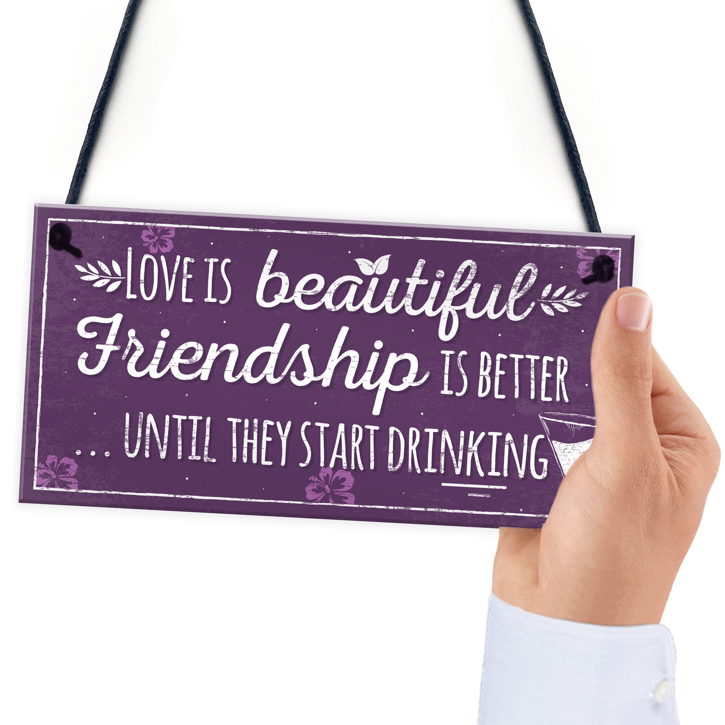 Best Friend Plaque Friendship Sign Thank You Birthday Gift