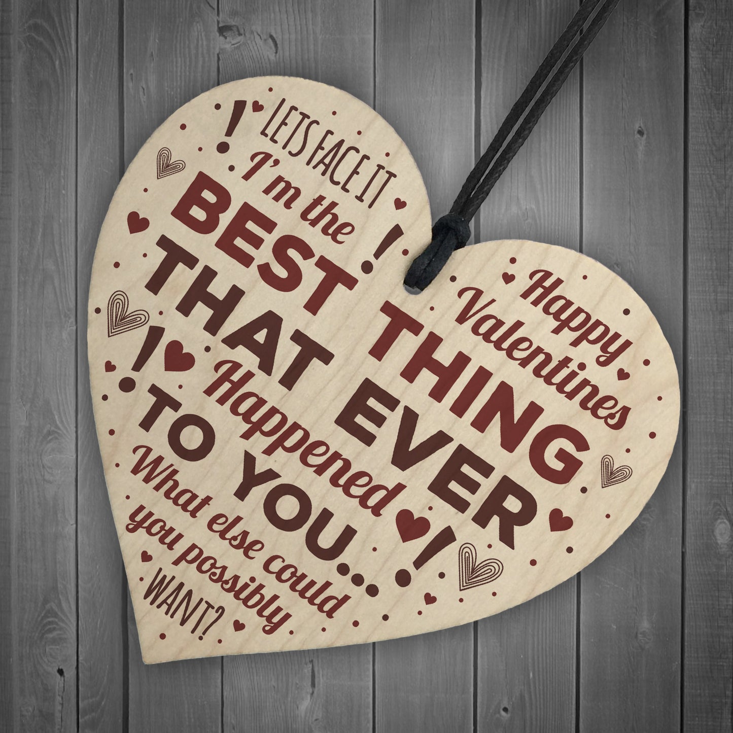 Funny Happy Valentines Novelty Gift For Boyfriend Girlfriend