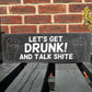 Funny Bar Sign Wooden Bar Sign Standing Plaque Man Cave Sign