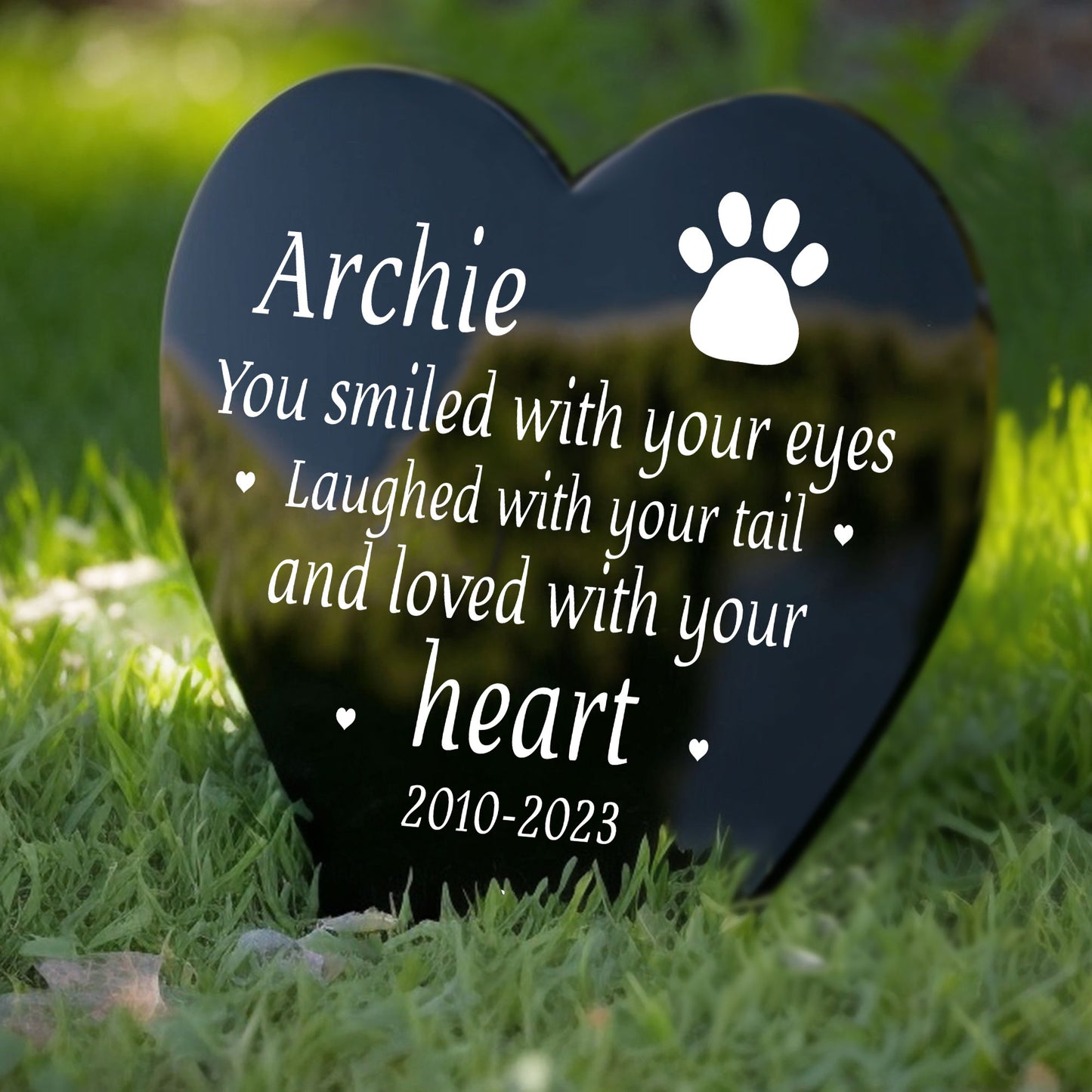 Personalised Pet Memorial Stake Grave Marker Plaque Dog Memorial