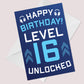 16th Birthday Gamer Card For Son Brother Gaming Theme Birthday