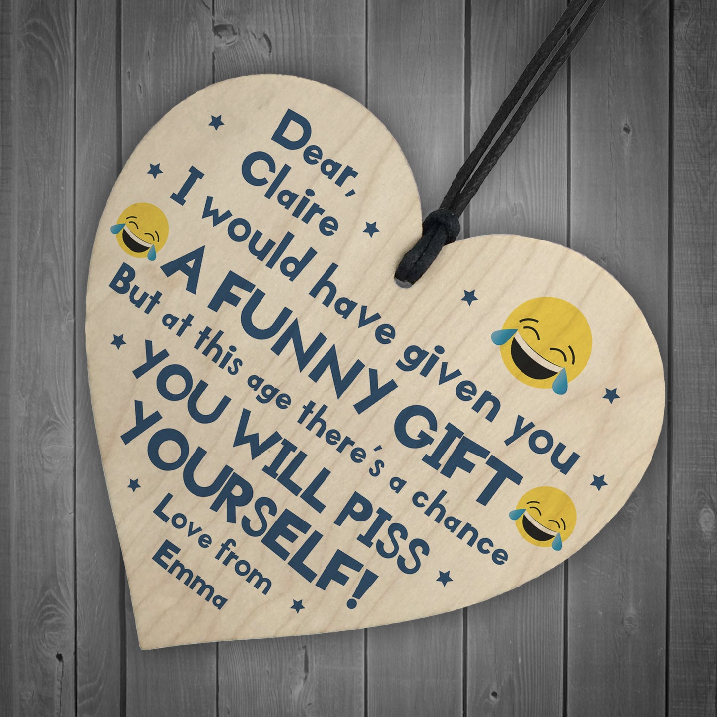 Funny PERSONALISED Birthday Gift For Him Her Friend Rude Gifts