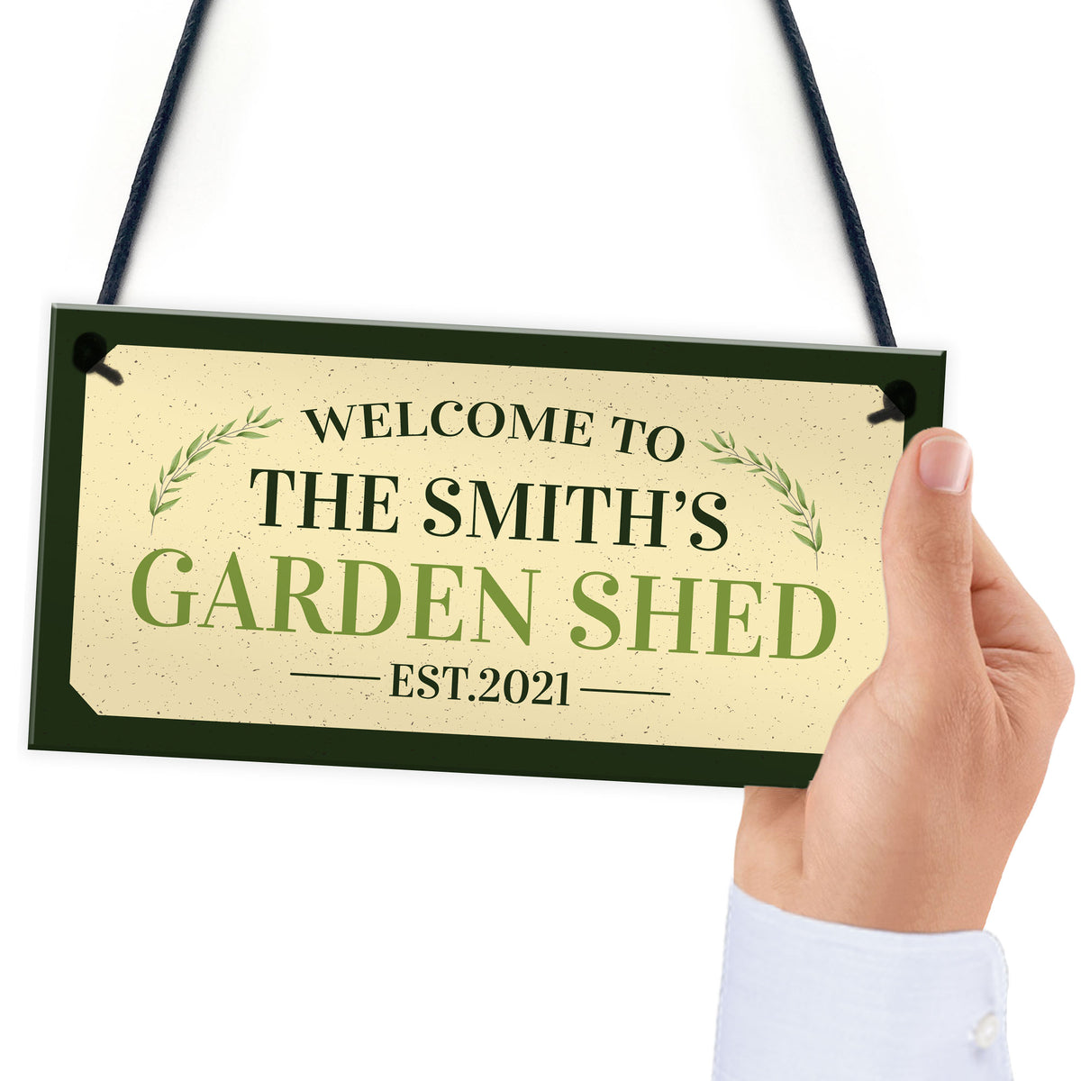 Personalised Sign For Garden Shed Novelty Garden Home Decor