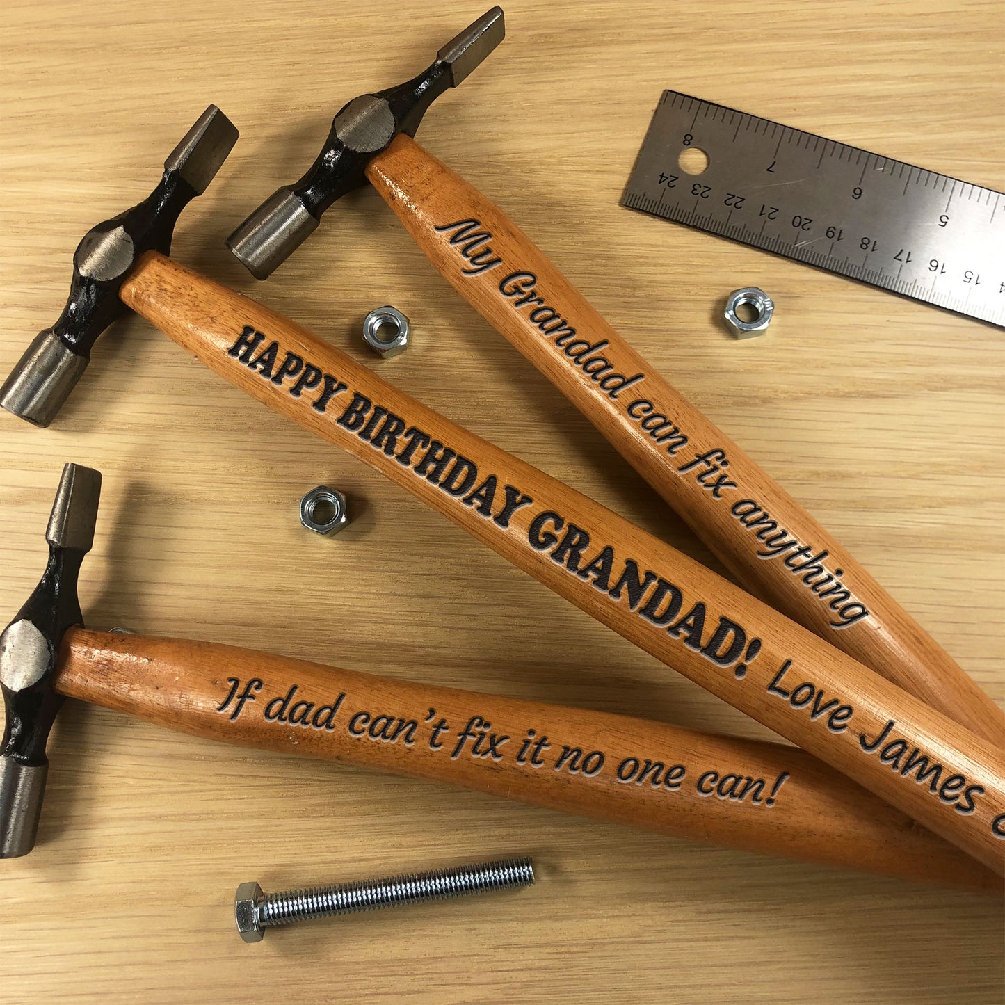 Personalised Unique Birthday Gift For Grandad Gifts Hammer