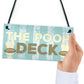 Nautical Bathroom Sign Poop Deck Funny Bathroom Toilet Loo Sign