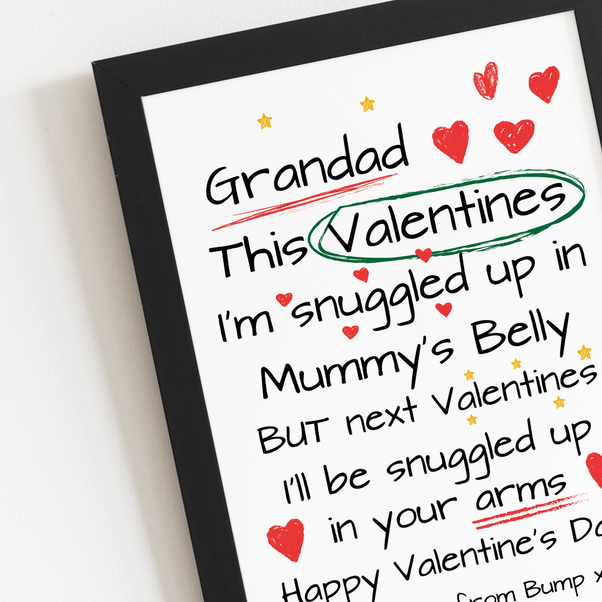Grandad To Be Gifts For Valentines Day Gift From Bump