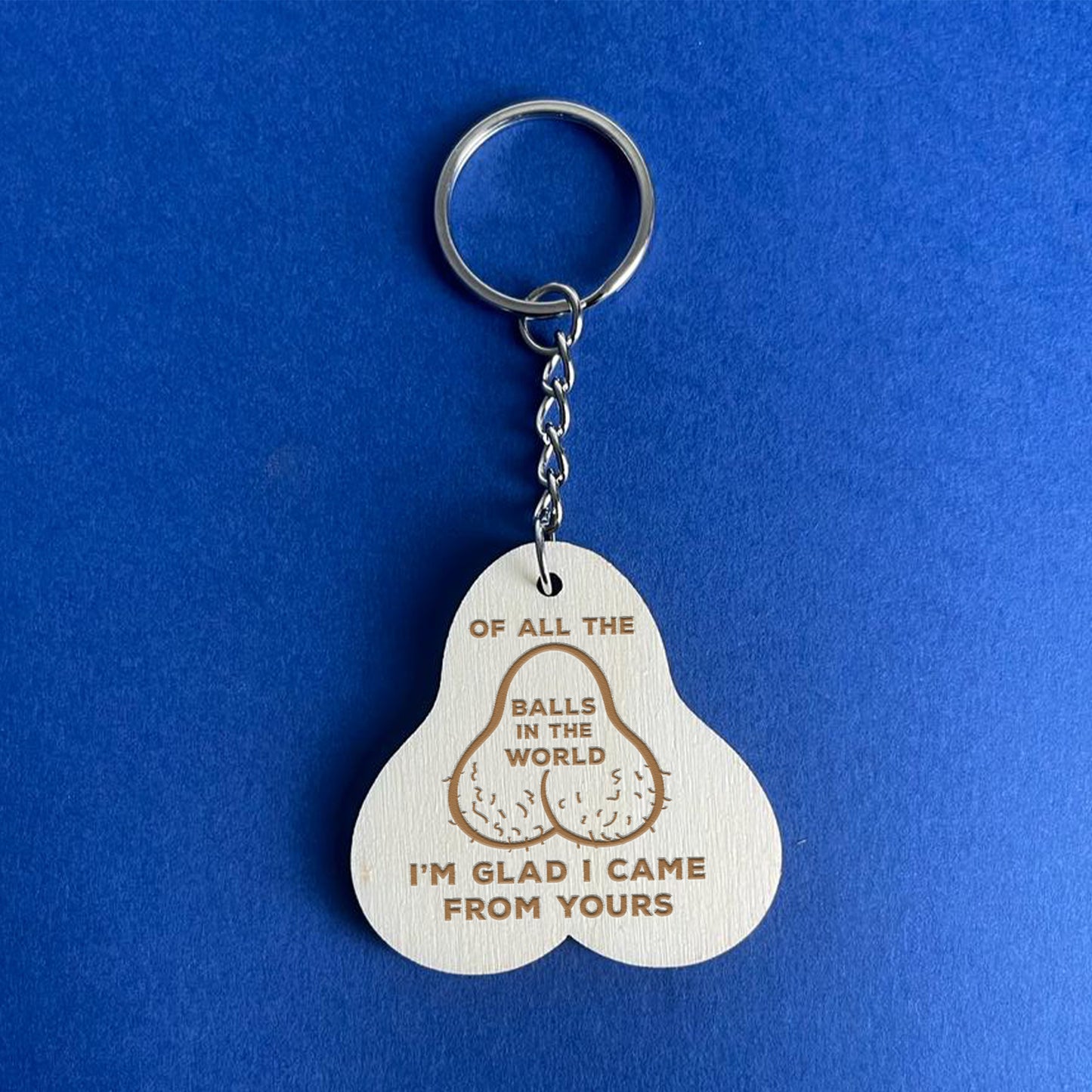 Fathers Day Gifts Funny Keyring Engraved Gift Dad Daddy Birthday