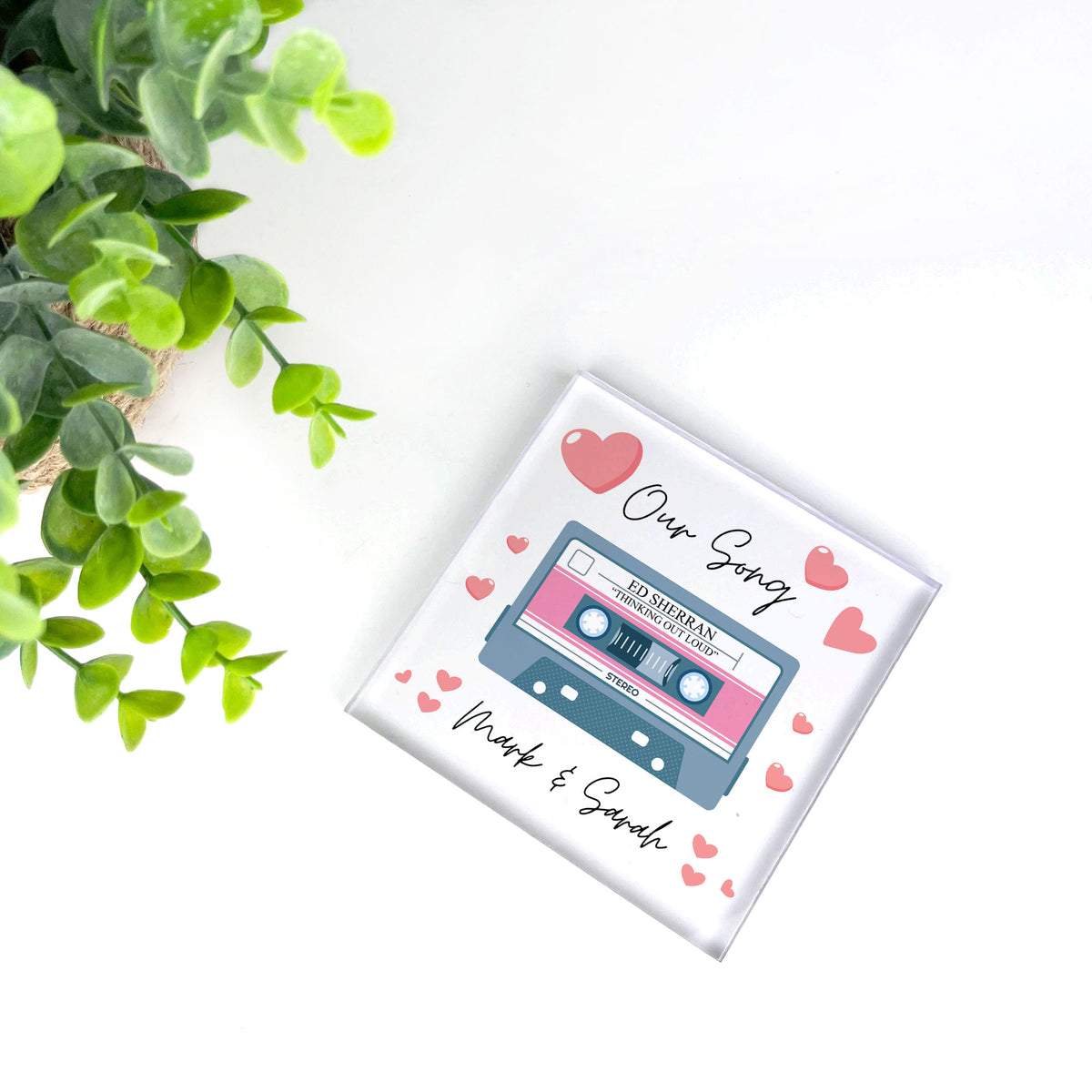Valentines Gifts For Him Her PERSONALISED Our Song Plaque