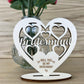 Will You Be My Bridesmaid Proposal Gift Wood Standing Heart