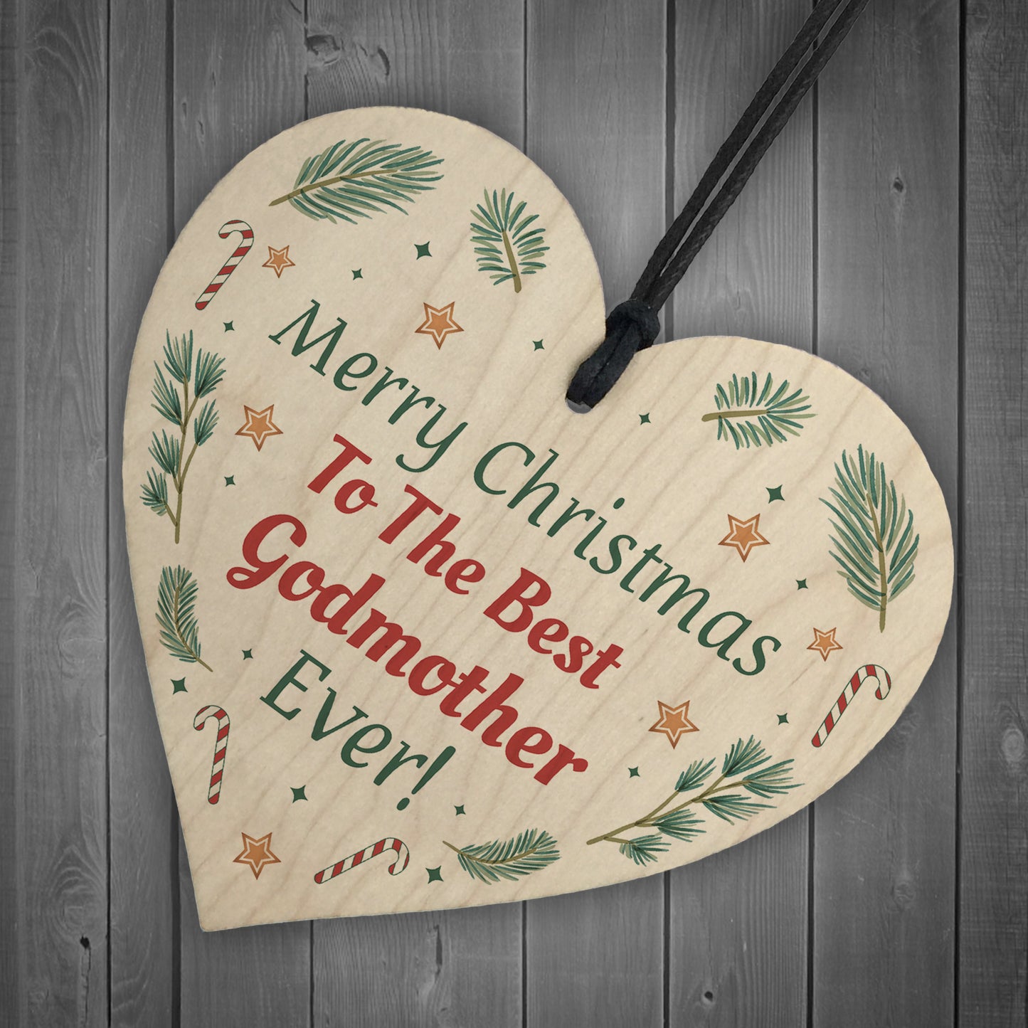 Godmother Gift For Christmas Heart Godparent Christening Gift