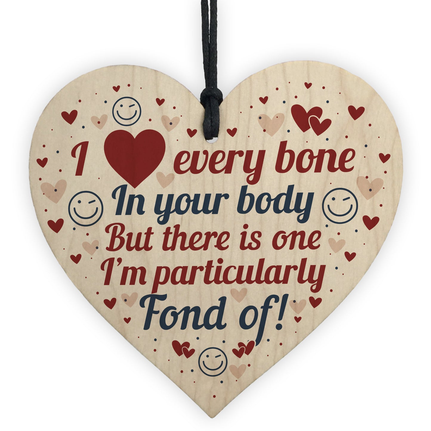 Funny Anniversary Cards For Him Card and Wooden Heart Set