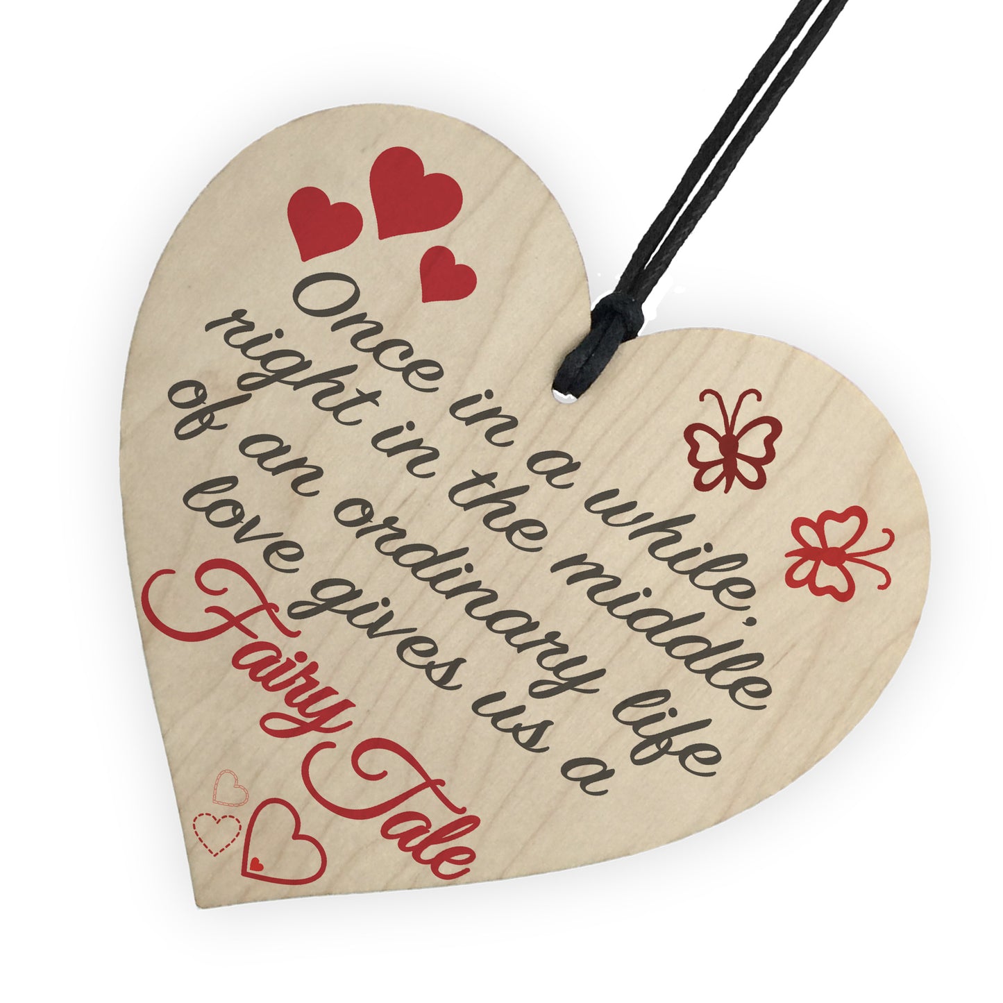 Fairy Tale Wedding Valentines Relationship Couple Hanging Plaque