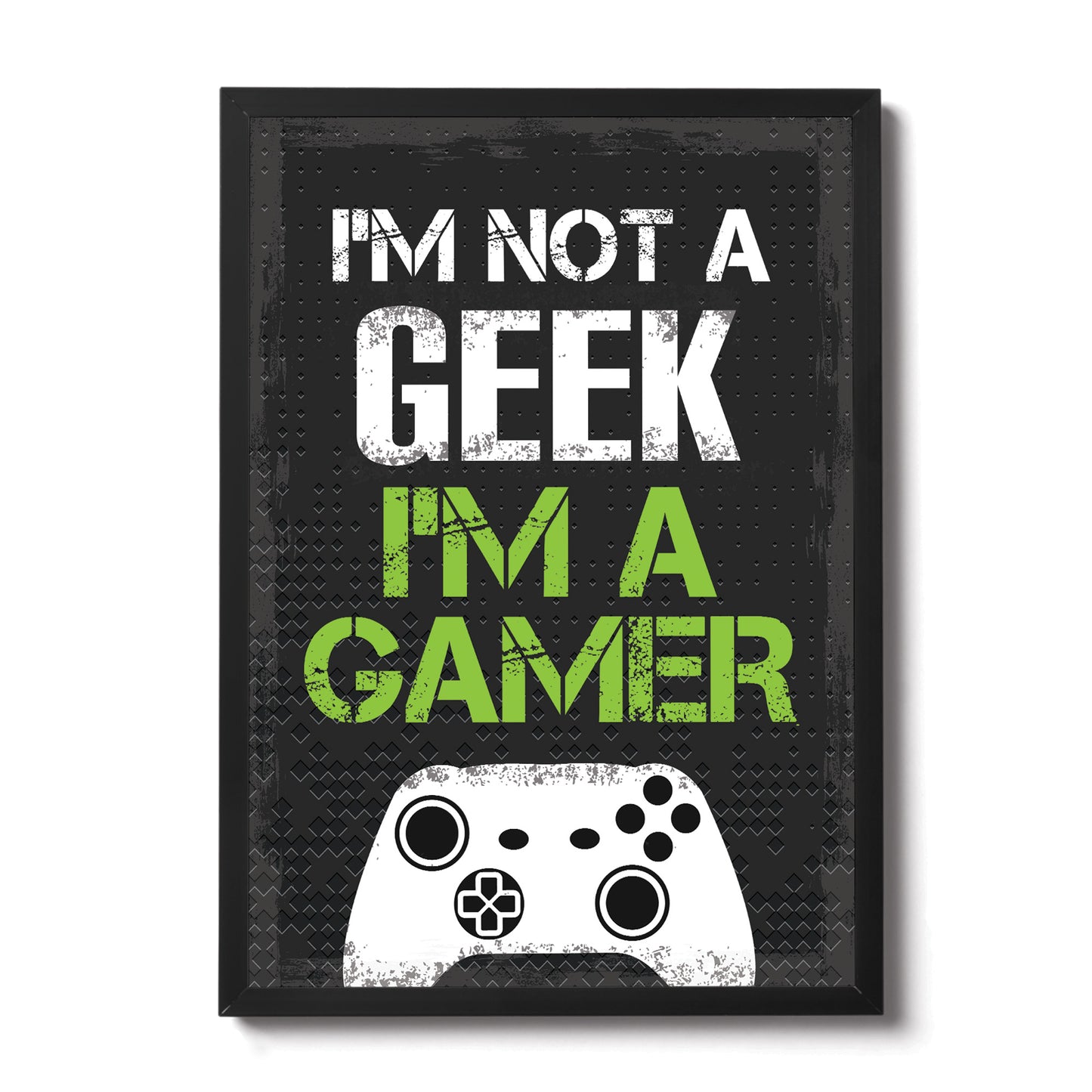 Not A Geek Gamer Gaming Sign For Boys Bedroom Gamer Print