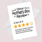 Mum Mothers Day Card Funny Mothers Day Card Review Card