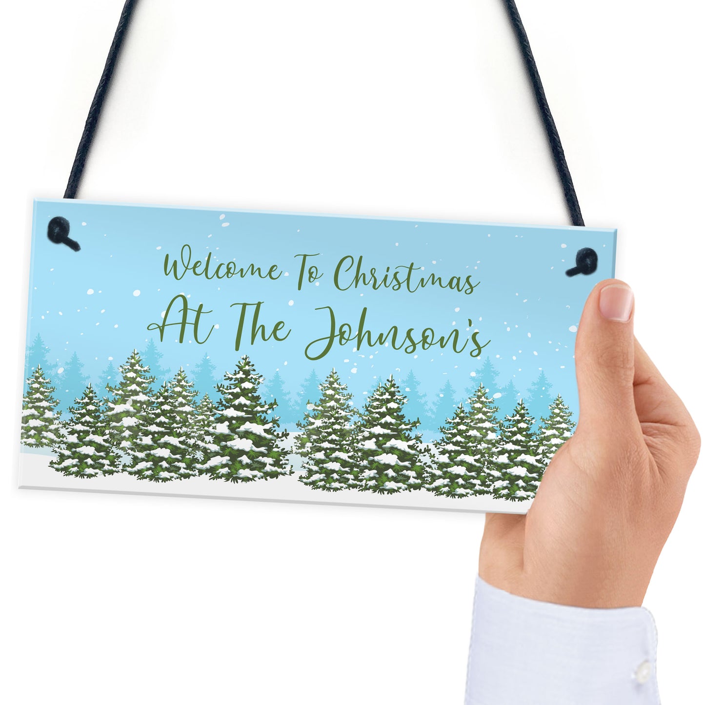 Personalised Christmas Decoration Hanging Home Decor Gift