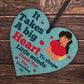 Teacher Gifts Wooden Heart Leaving School Nursery End of Term
