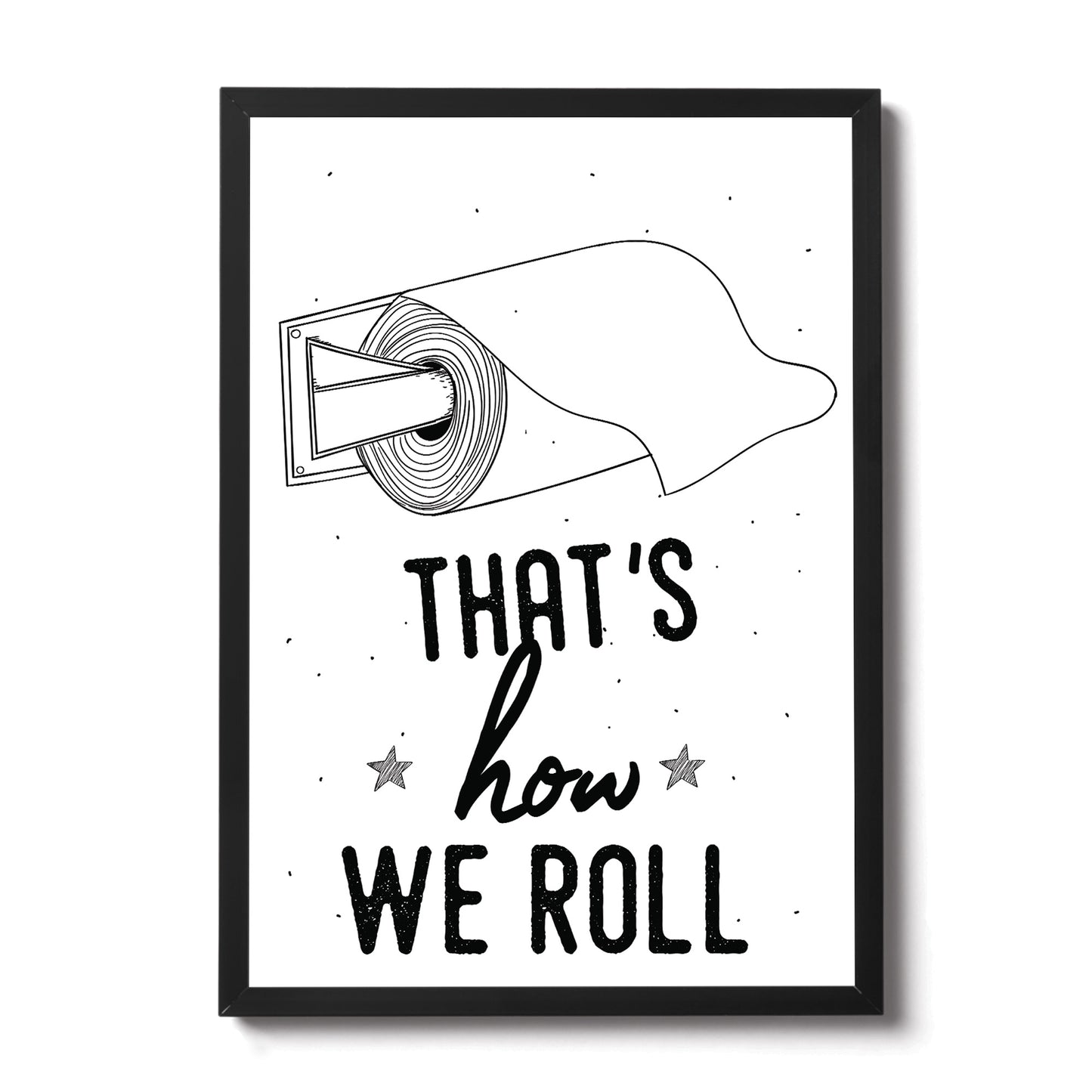 Bathroom Quote Print Framed Bathroom Print Funny Bathroom Art