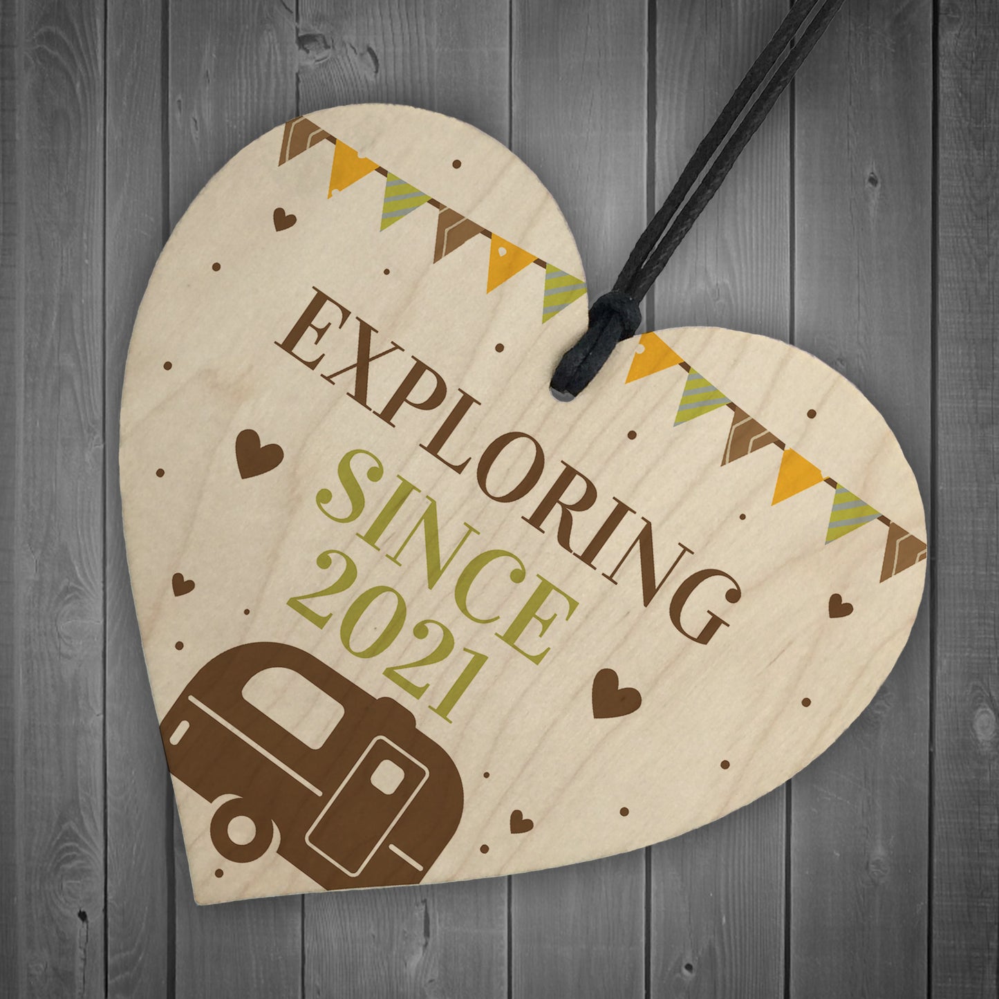 Caravan Sign Caravan Decor Hanging Door Sign Retirement Gift