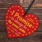 Funny Gift For Valentines Valentines Day Wood Heart Husband Wife