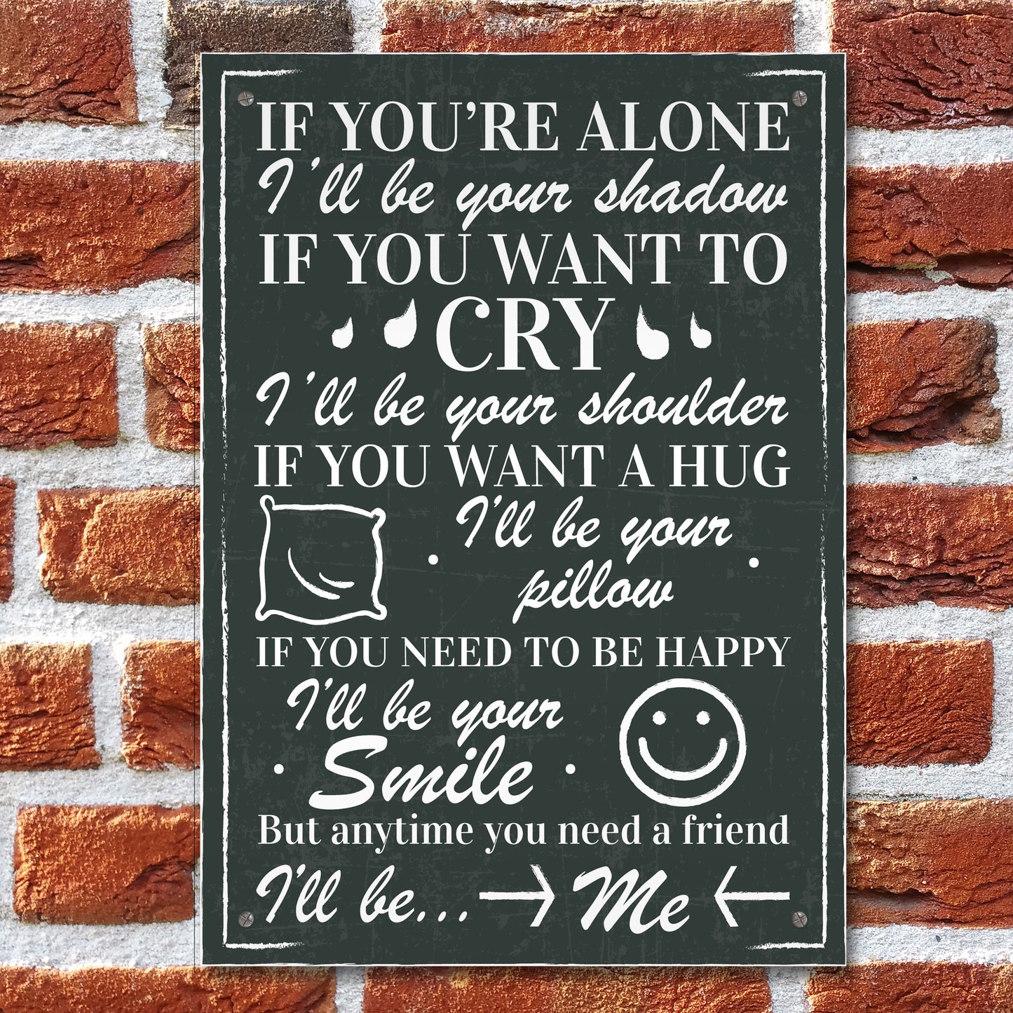 Friendship Signs Best Friend Plaques Gifts for Women Birthday