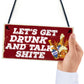 Funny Alcohol Sign Man Cave Home Bar Pub Hanging Plaque Vodka