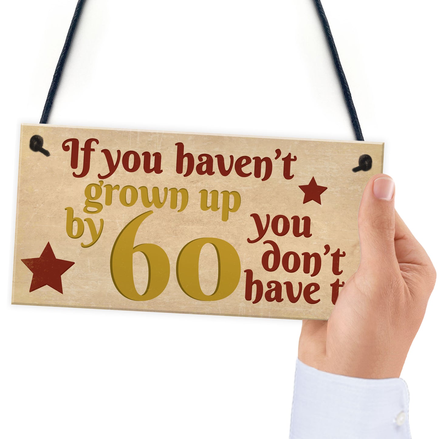 Haven't Grown Up By 60 Wooden Heart 60th Birthday Gifts Dad Mum