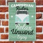 Camper Van Accesories Travel Holiday Novelty Plaques Birthday